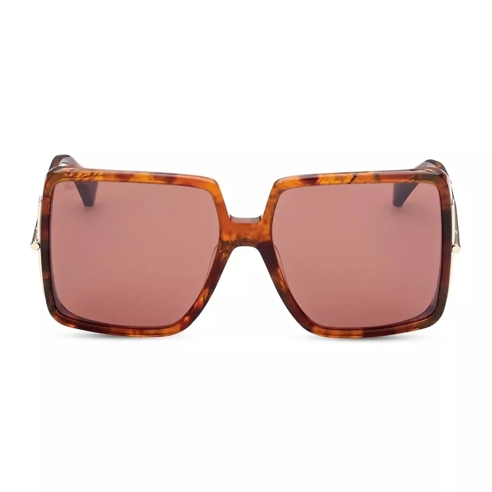 Max Mara MM0003/S 54E Oversized Square Sunglasses Tortoise Gradient NWT